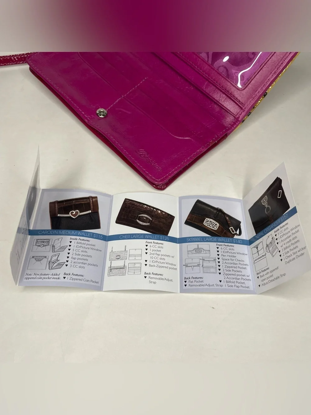 Brighton listing magenta